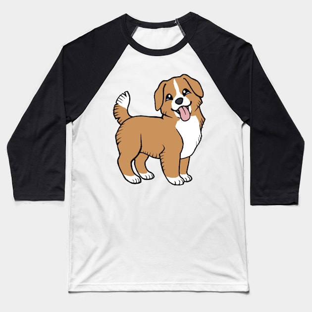 Nova Scotia Duck Tolling Retriever (Doggust 2023) Baseball T-Shirt by tiffatiel